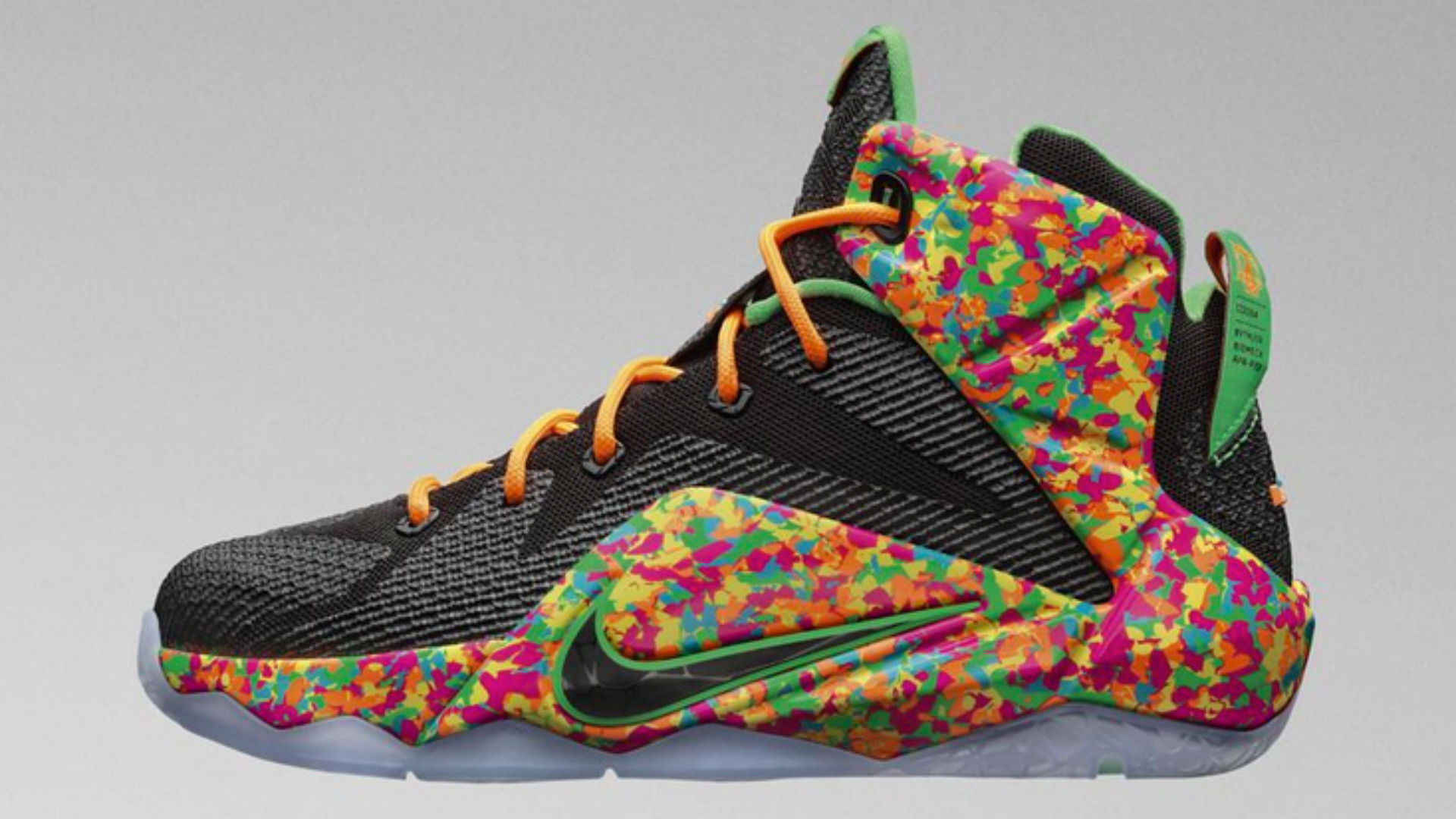 1920x1080 lebron gets a 'fruity pebbles' makeover nba sporting news - Lebron James Shoes Drawing