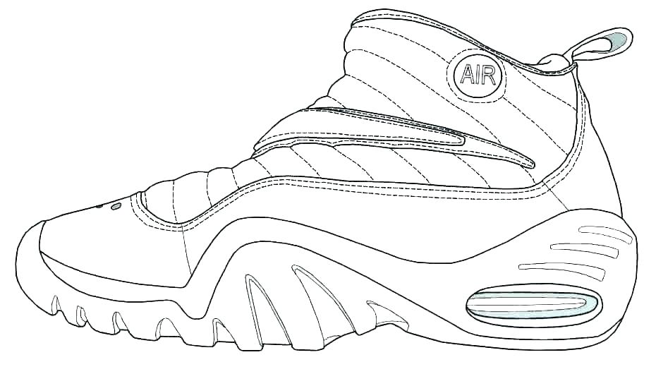 930x530 Lebron James Coloring Pages Shoes Sheets - Lebron James Shoes Drawing