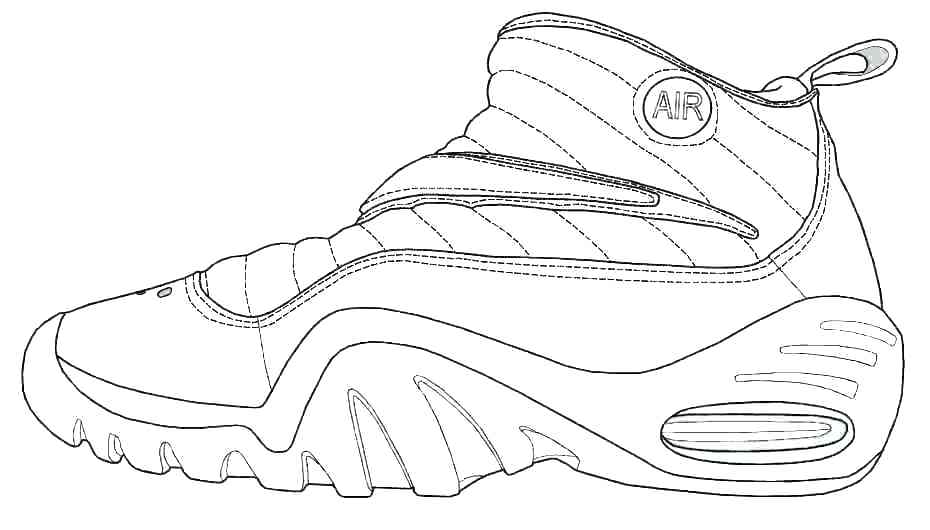 930x530 Shoes Coloring Pages Bull Basketball Enjoy Of Lebron Drawing - Lebron Shoes Drawing