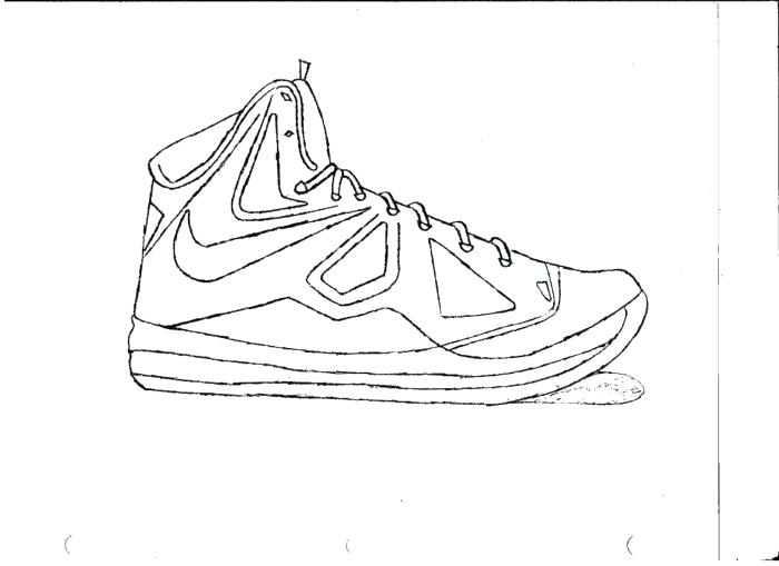 700x509 trendy inspiration ideas lebron shoes coloring pages image result - Lebron Shoes Drawing