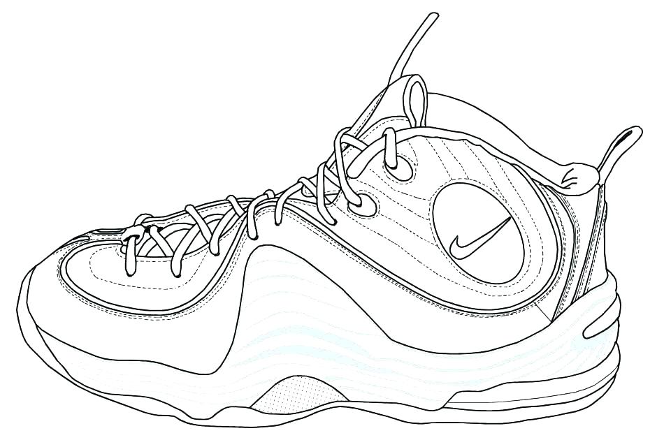 Lebron Shoes Drawing at PaintingValley.com | Explore collection of ...