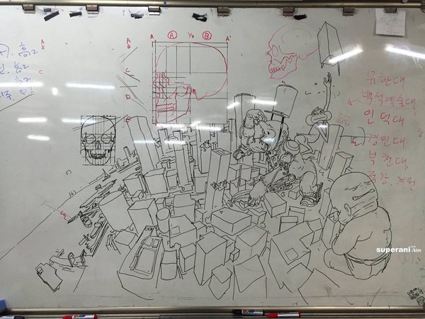 600x450 kim jung gi us on twitter introduction to perspective drawing - Lecture Drawing