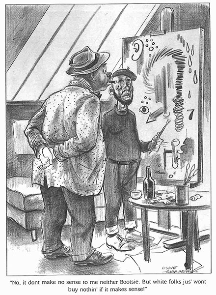 440x600 lecture, drawing color the art of ollie harrington - Lecture Drawing