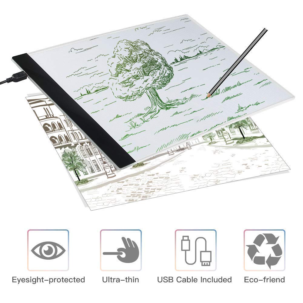 1000x1000 light box drawing, light box led copy board drawing light pad - Led Drawing