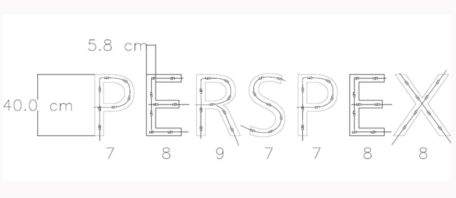 941x410 Sloanled Modules From Perspex - Led Drawing