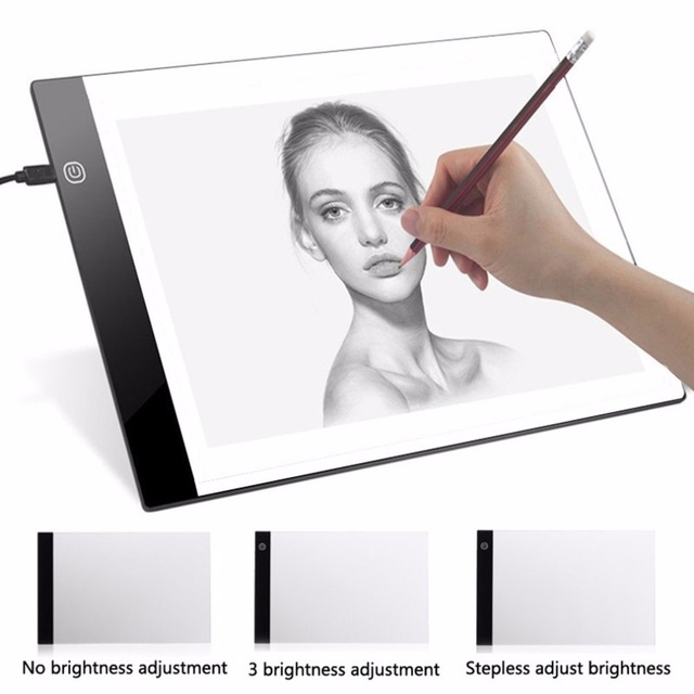 640x640 Led Light Box Drawing Tablet Art Stencil Board Tracing Drawing - Led Light Drawing