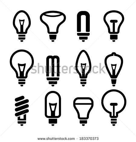 450x470 Led Light Bulb Clip Art - Led Light Drawing