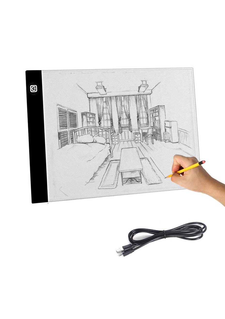 930x1320 Usb Led Light Drawing Board - Led Light Drawing
