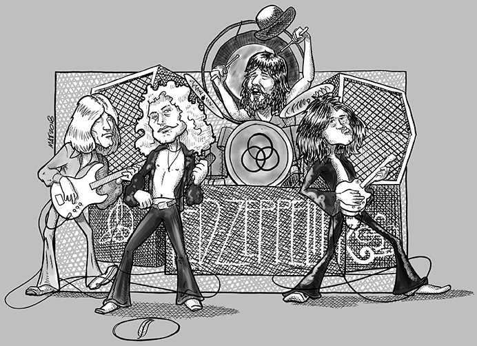692x502 led zeppelin - Led Zeppelin Drawings