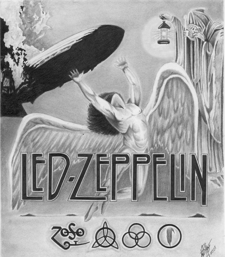 750x856 pictures of led zeppelin art drawings - Led Zeppelin Drawings