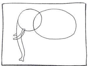 300x225 How To Draw An Elephant Boys' Life Magazine - Left Drawing