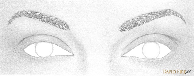 662x260 How To Draw A Pair Of Realistic Eyes Rapidfireart - Left Eye Drawing