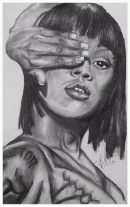 454x720 Lisa Left Eye Lopes - Left Eye Drawing