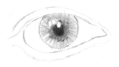 400x225 Drawing The Human Eye - Left Eye Drawing
