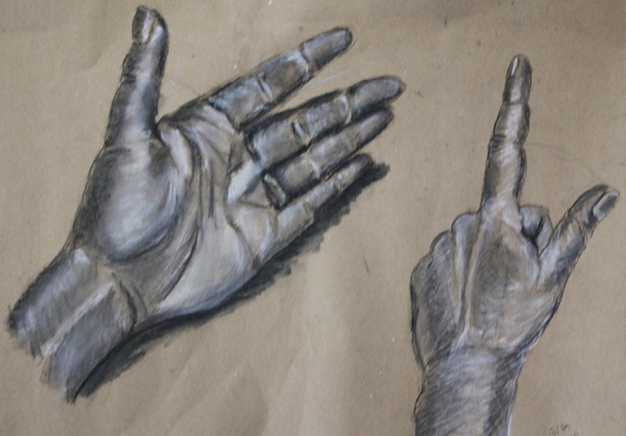 900x627 My Left Hand Drawing - Left Hand Drawing