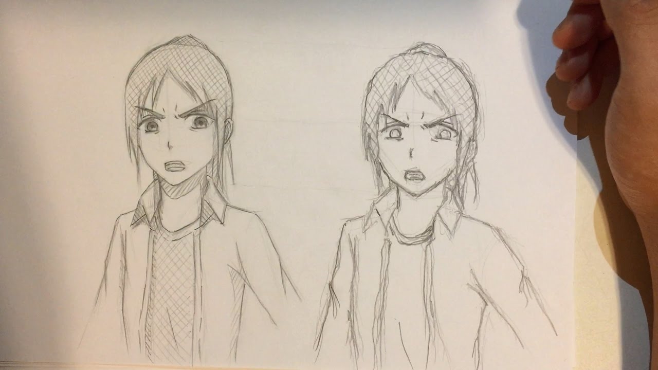 1280x720 Drawing With My Left Hand - Left Hand Drawing