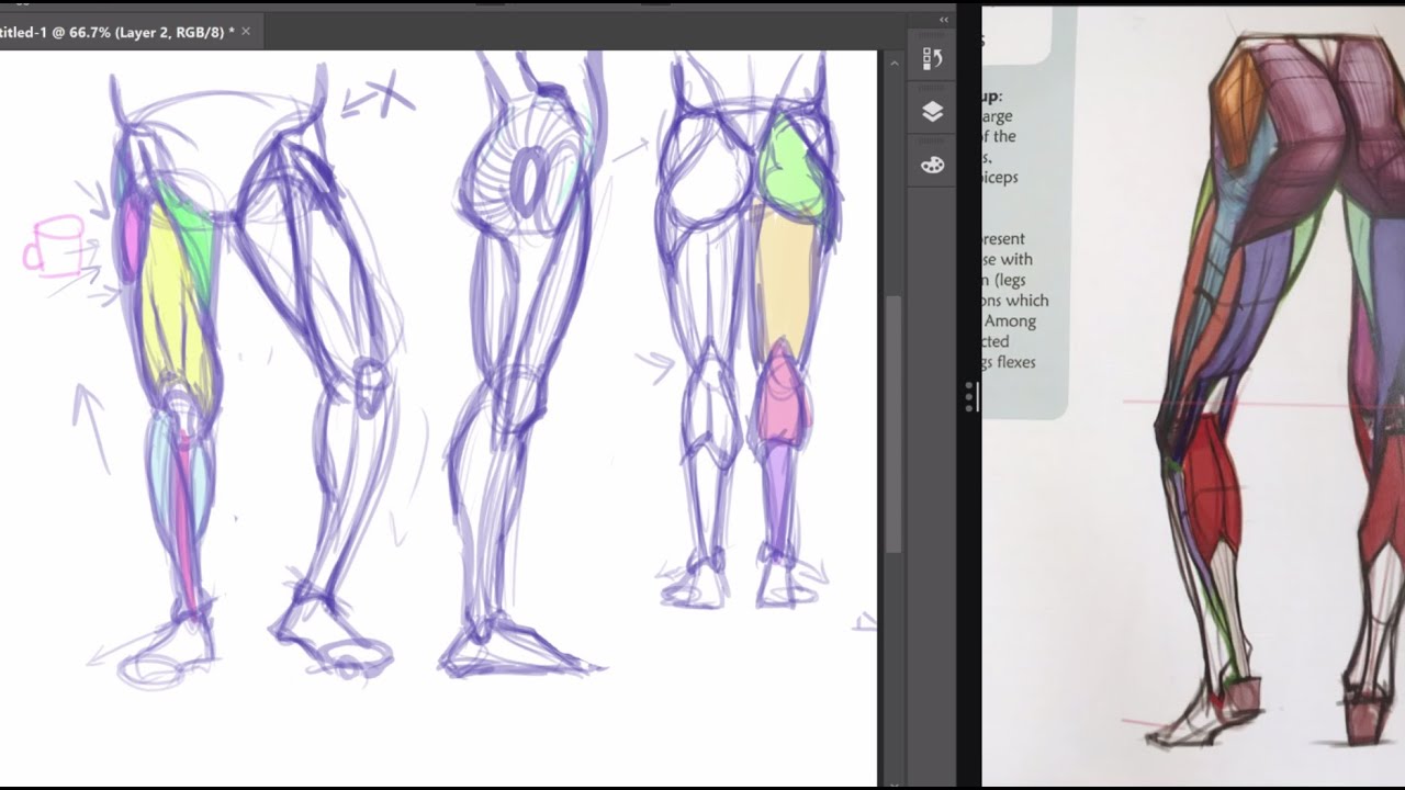 1280x720 How To Draw Legs Feet - Leg Drawing