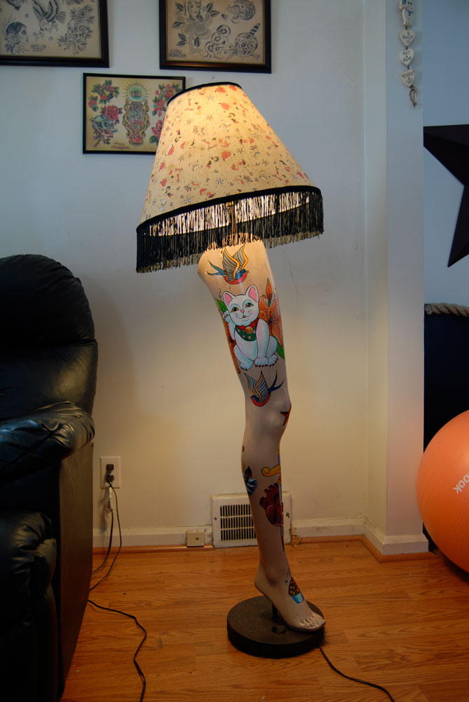 669x1000 Fra Gee That Must Be A Leg L Makeologist - Leg Lamp Drawing