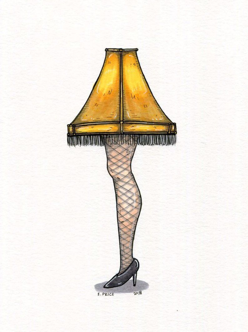 Leg Lamp Drawing at Explore collection of Leg Lamp