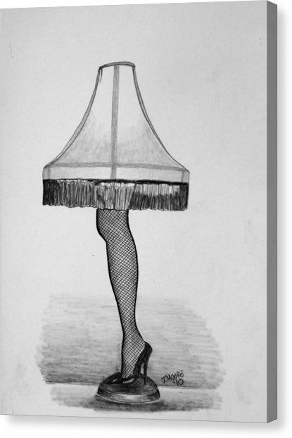 415x622 Leg Lamp Canvas Prints Fine Art America - Leg Lamp Drawing