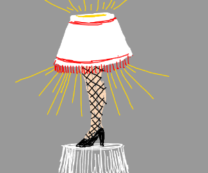300x250 Leg Lamp Drawing - Leg Lamp Drawing