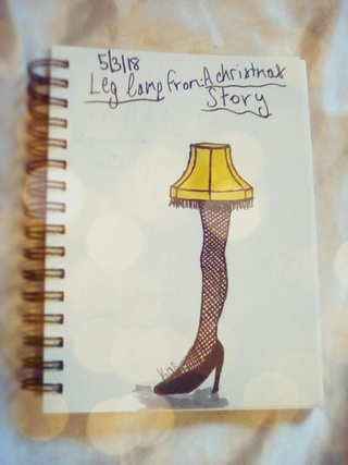 320x427 My Sister Told Me To Draw The Leg Lamp From A Christmas Story So - Leg Lamp Drawing