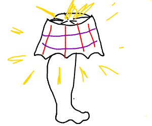 300x250 Leg Lamp Drawing - Leg Lamp Drawing