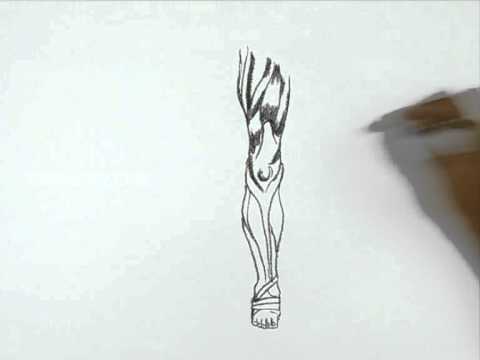 480x360 How To Draw A Human Muscle Leg - Leg Muscles Drawing