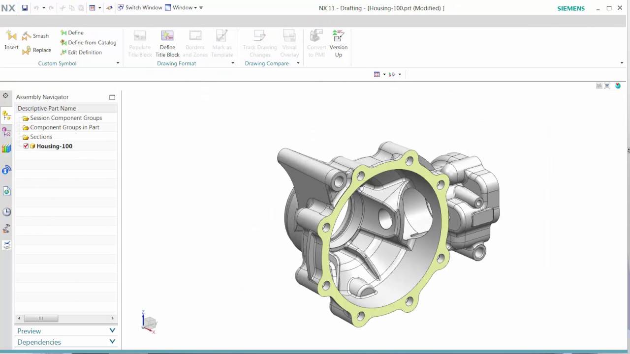 1280x720 nx pmi from legacy drawing - Legacy Drawing