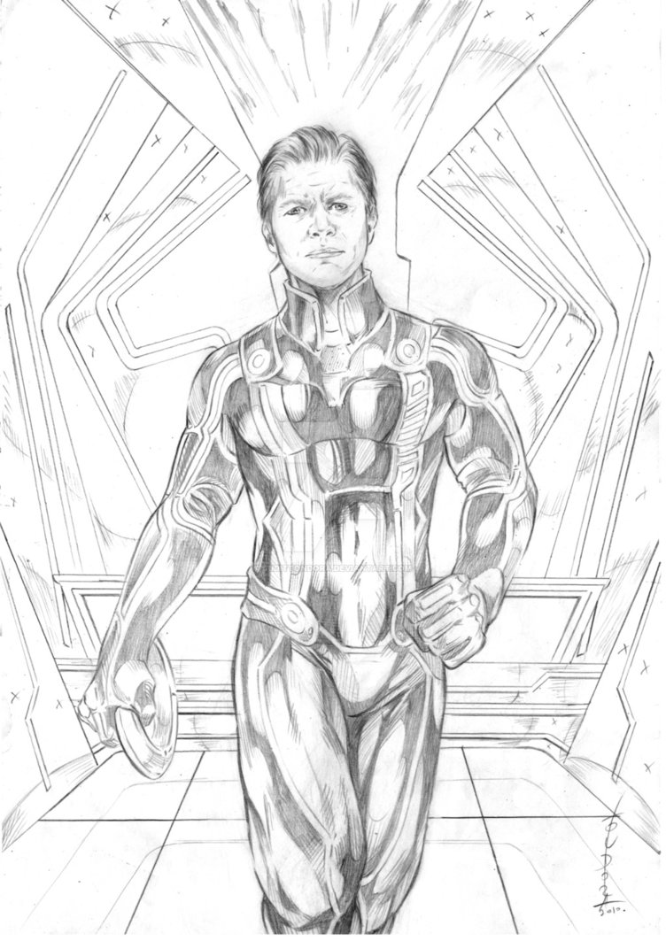 752x1063 tron legacy clu - Legacy Drawing