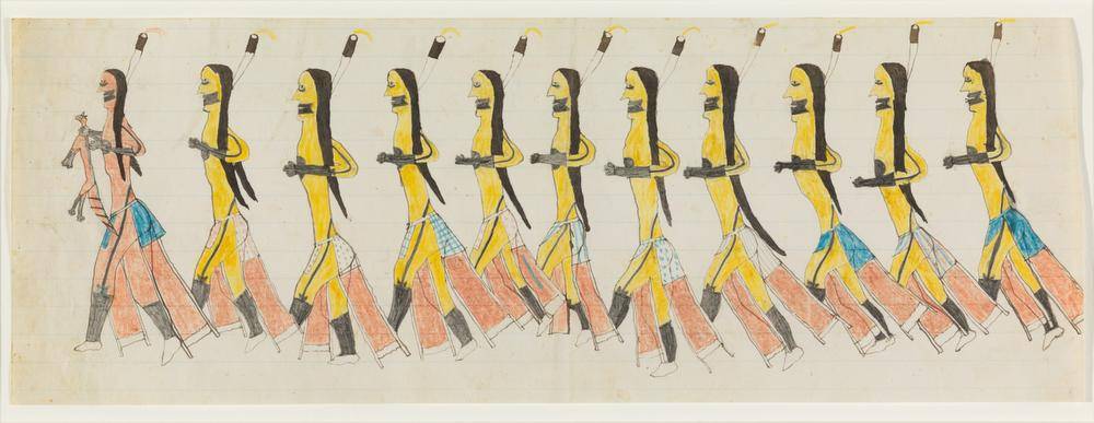 1000x387 exploring the legacy of american plains indians ledger drawings - Legacy Drawing