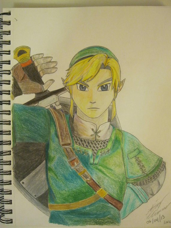 Legend Of Zelda Link Drawing at PaintingValley.com | Explore collection ...