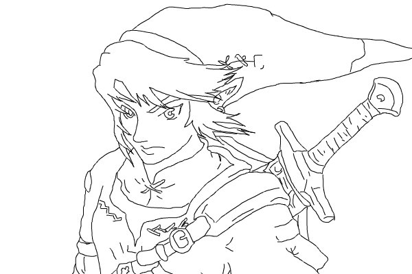 600x400 Zelda An Anime Speedpaint Drawing - Legend Of Zelda Link Drawing