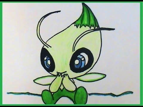 480x360 How To Draw Celebi - Legendary Pokemon Drawing