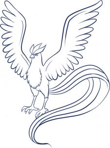 226x302 How To Draw Articuno - Legendary Pokemon Drawing