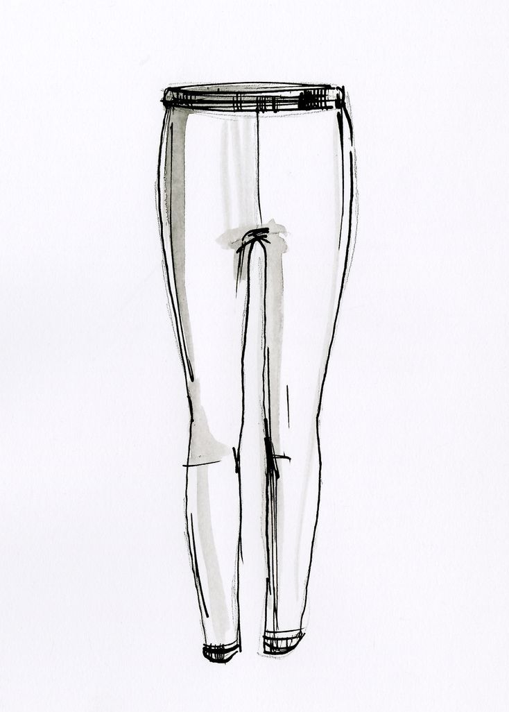 734x1026 Fileleggings - Leggings Drawing