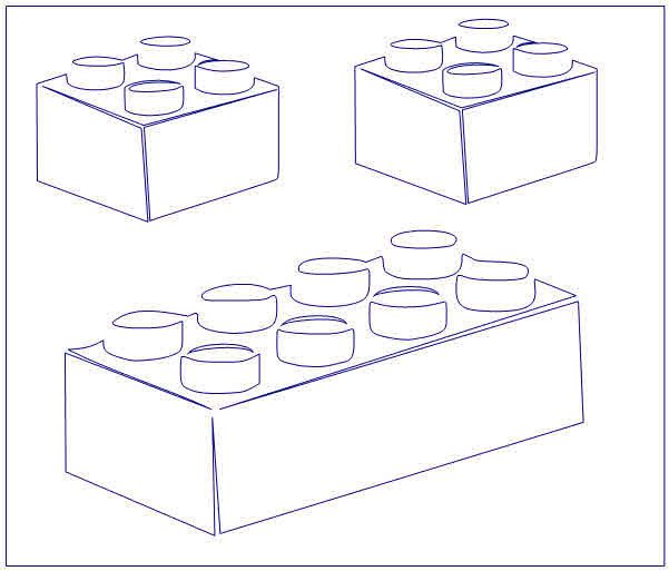 601x513 lego bricks stencil paint your own lego bricks on your - Lego Brick Drawing