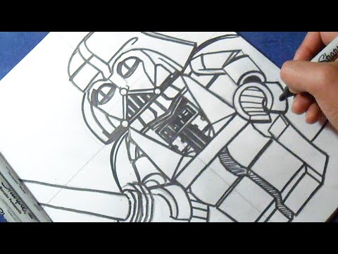 480x360 dibujar a darth vader lego star wars how to draw darth - Lego Darth Vader Drawing