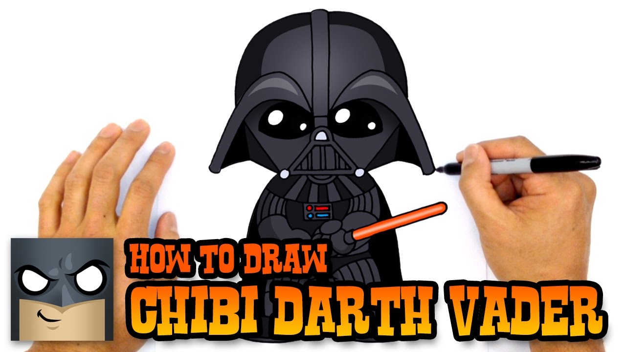 1280x720 How To Draw Star Wars Darth Vader - Lego Darth Vader Drawing