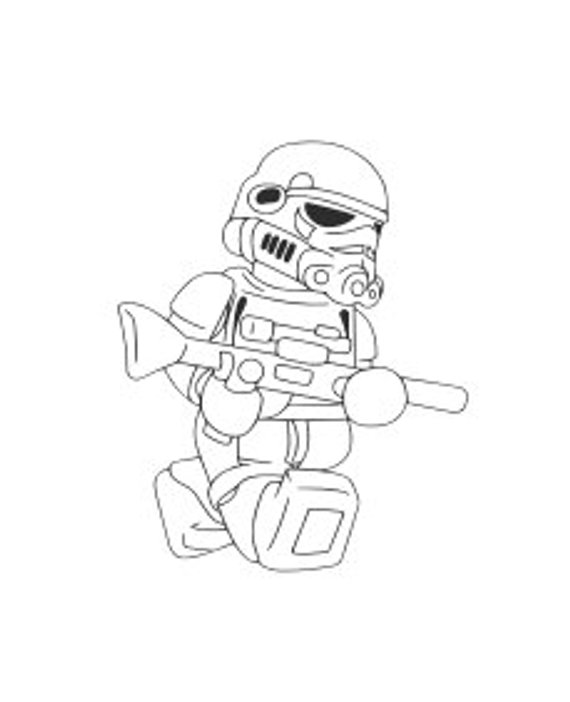 570x702 Lego Darth Vader And Storm Trooper For Cricut Etsy - Lego Darth Vader Drawing