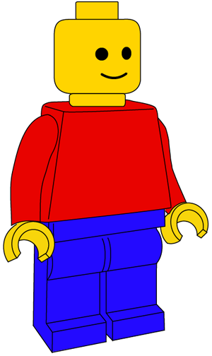 300x504 How To Draw A Lego Minifigure With Easy Step - Lego Drawing