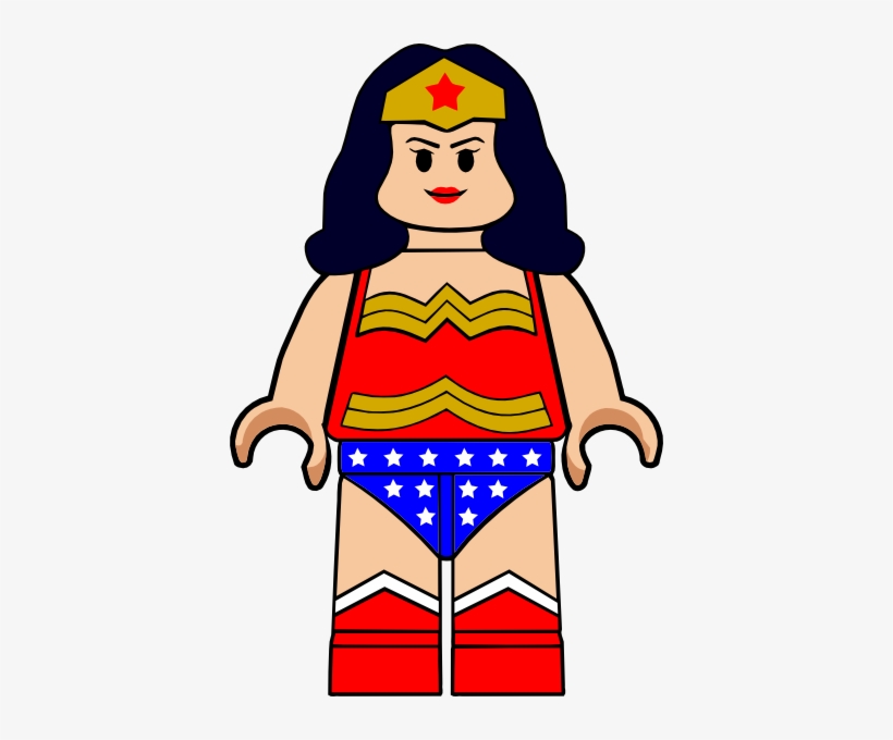 820x680 Lego Wonder Woman - Lego Drawing