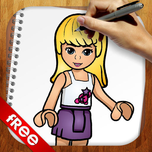 512x512 Easy Draw Lego Friends Edition Free - Lego Friends Drawing