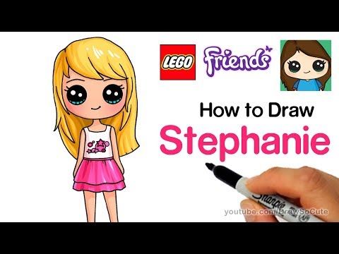 480x360 How To Draw Lego Friends Stephanie - Lego Friends Drawing