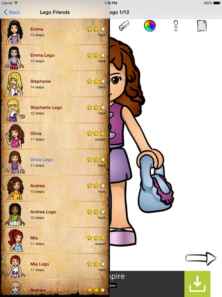 720x960 Learn To Draw Lego Friends Volume - Lego Friends Drawing