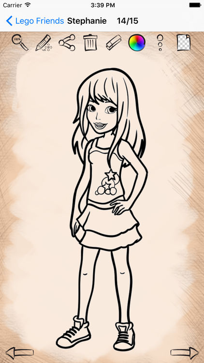 422x750 What To Draw For Lego Friends - Lego Friends Drawing