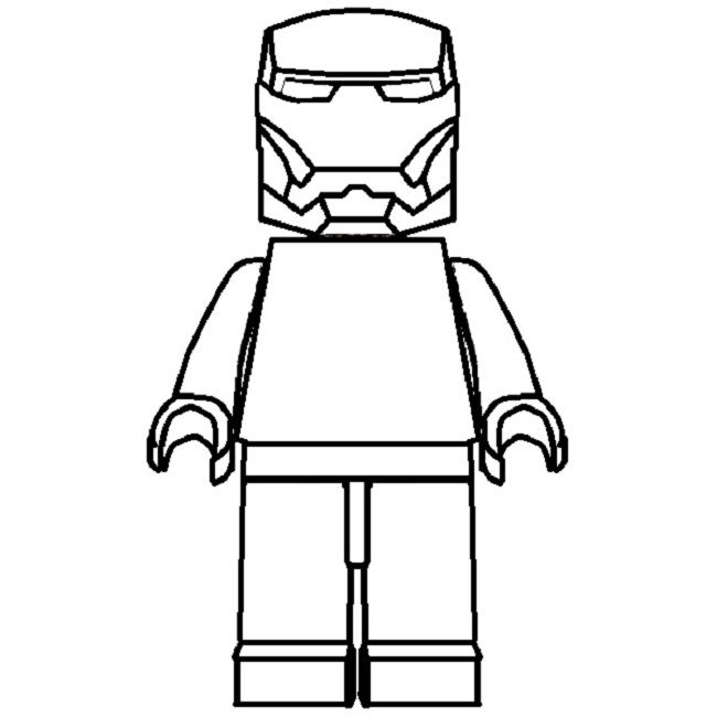 650x650 lego iron man coloring pages to print superhero lego iron man - Lego Iron Man Drawing