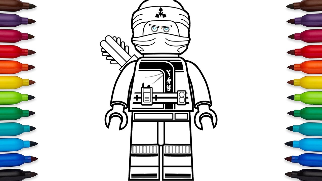 1280x720 how to draw lego ninjago zane roberts from the lego ninjago movie - Lego Ninjago Drawing