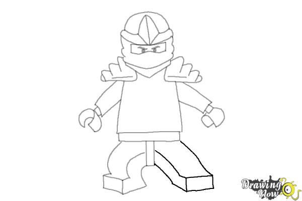 600x400 How To Draw Jay From Lego Ninjago - Lego Ninjago Drawing