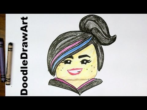 480x360 Drawing How To Draw Lucy Wyldstyle From The Lego Movie - Lego People Drawing